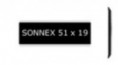 Sonnerieschild SONNEX 51 x 19mm